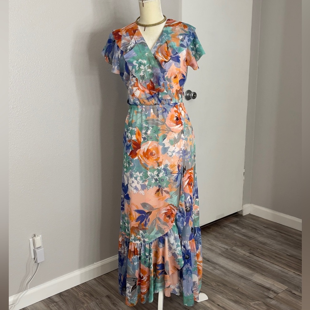 Women’s Floral Full Length Dress